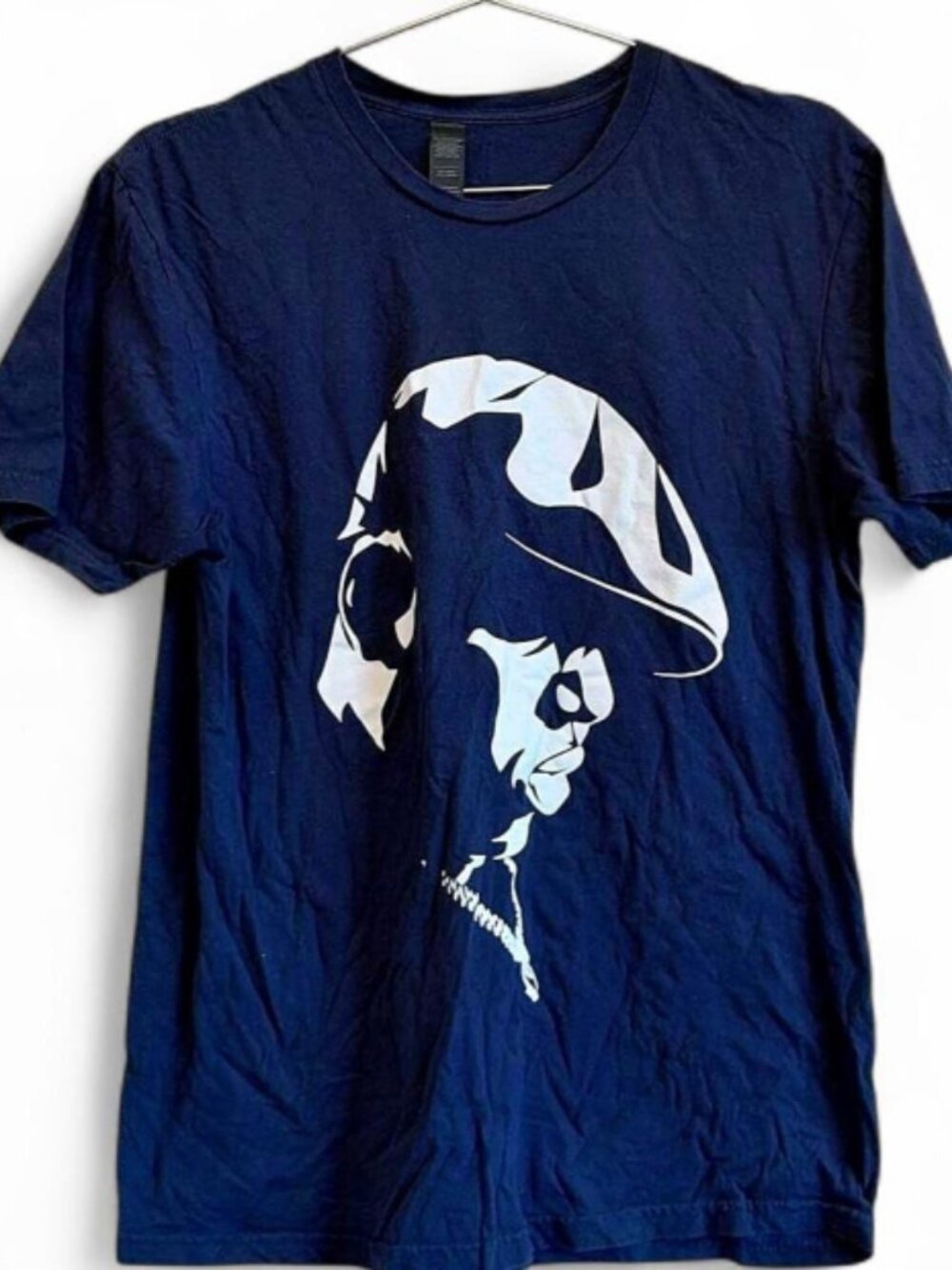 Trendy skull print T-shirt